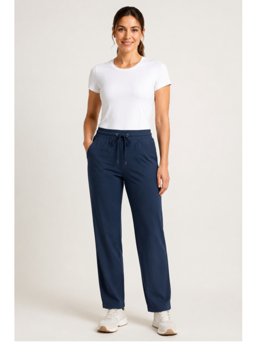 Athleta Women’s Dark Navy Pull-On Pants – Size 12